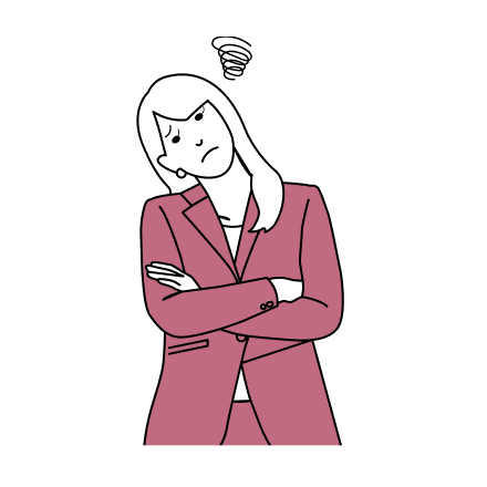 悩む女性